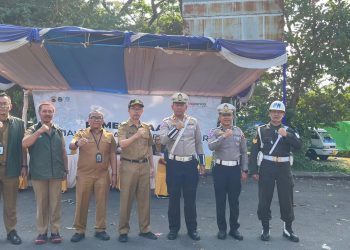 Bappenda Kabupaten Kuningan Melaksanakan Kegiatan Operasi Gabungan Keselamatan Berkendara dan Pemeriksaan Kendaraan Bermotor